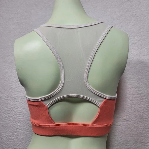 Violate the Dress Code Sports Bra Racerback Peach Size Medium - Picture 2 of 6